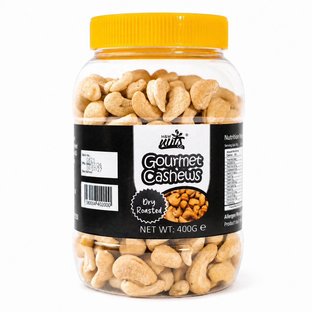 KUG Plain Dry Roasted 400g Jar - Image 1