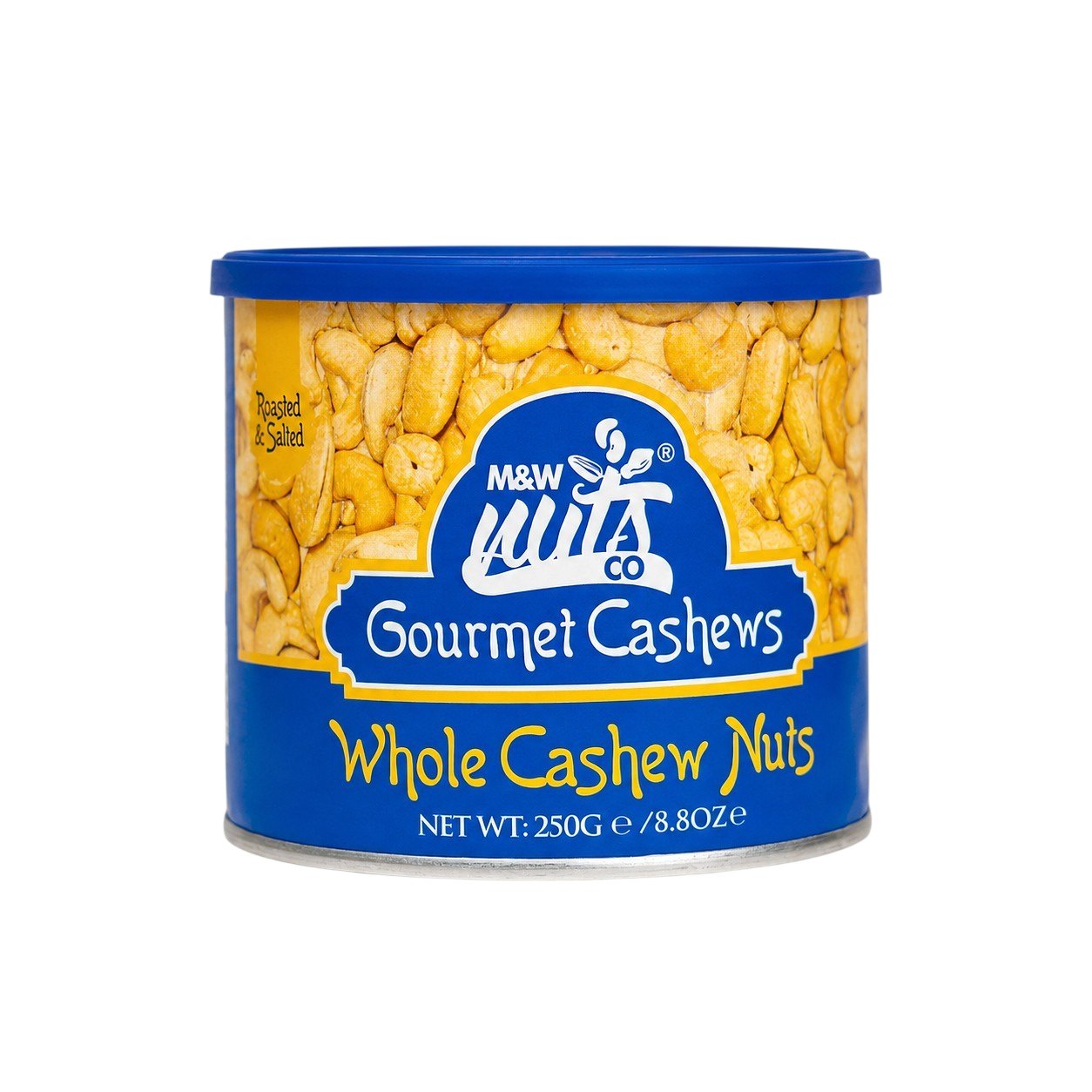 gourmet-cashews-roasted-and-salted-250g can Roasted & Salted 250g can - Image 1